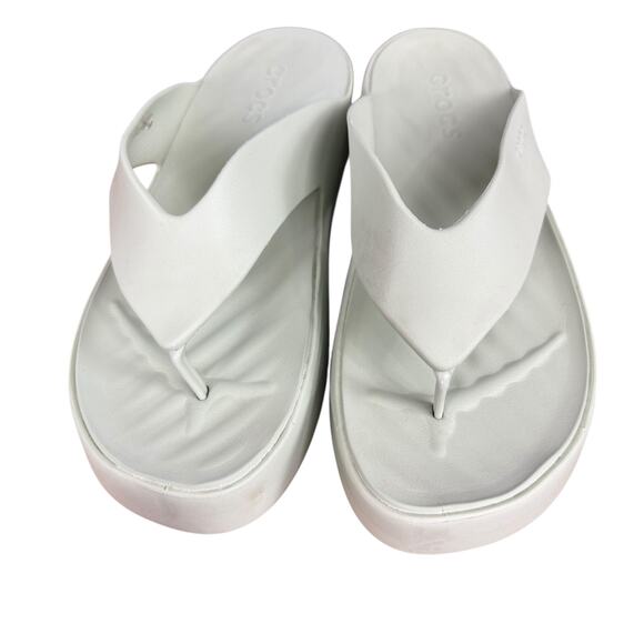 Crocs Getaway Platform Sandals Rubber Slip On Comfort Shoes Thongs Flip Flops 10 - Picture 6 of 16